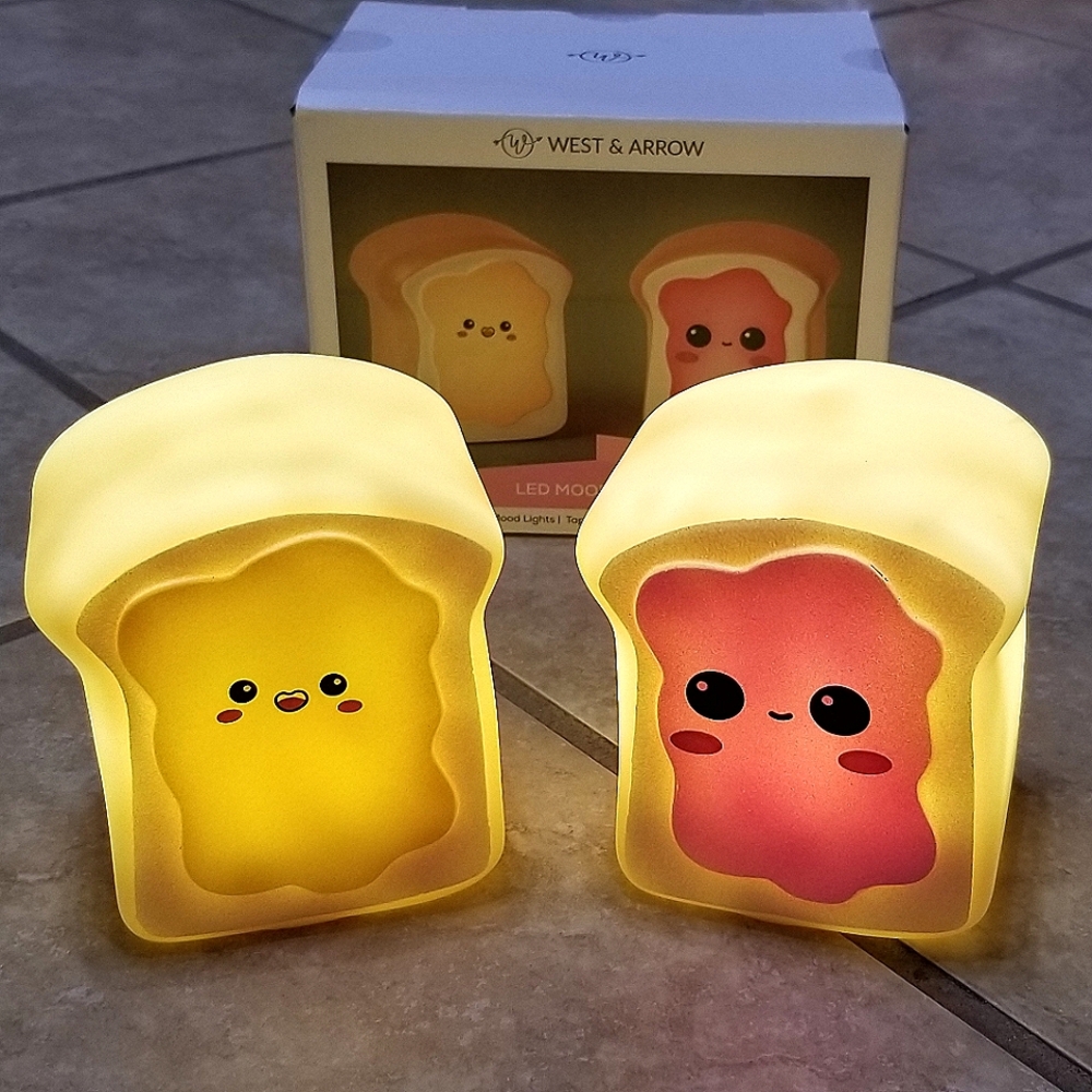 West & Arrow Peanut Butter & Jelly Toast LED Mood Lights